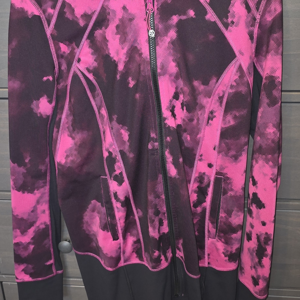 Women's Pink and Black Jacket